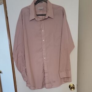 ENRO Men's Classic Pink Shirt , SIZE 18 1/2 , New